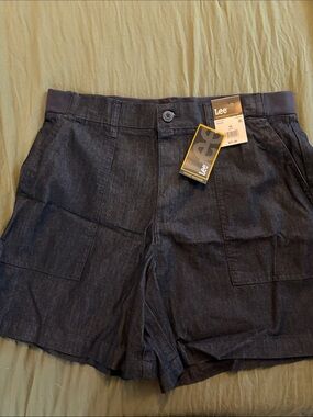 Lee Woman’s Jean Flat-Front Casual Shorts